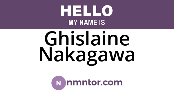 Ghislaine Nakagawa