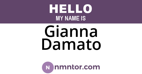 Gianna Damato