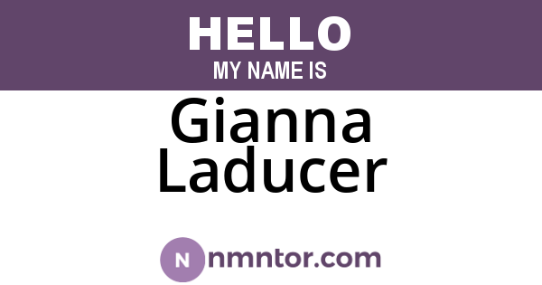 Gianna Laducer