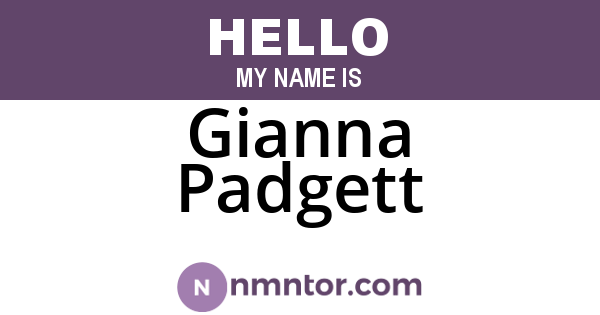 Gianna Padgett