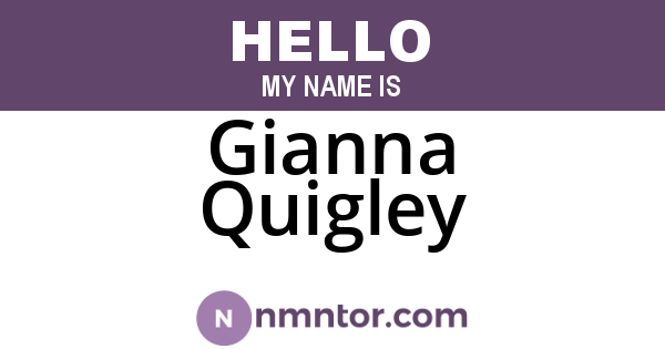Gianna Quigley
