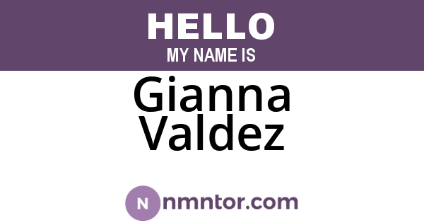 Gianna Valdez