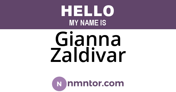 Gianna Zaldivar