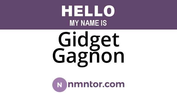 Gidget Gagnon