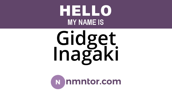 Gidget Inagaki