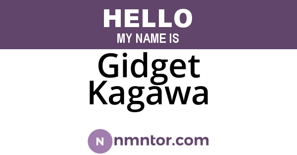 Gidget Kagawa