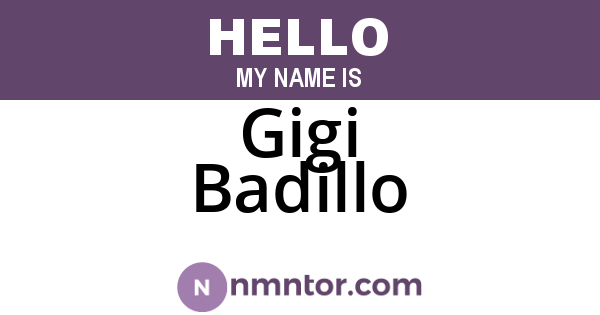 Gigi Badillo