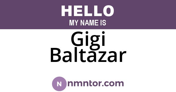 Gigi Baltazar