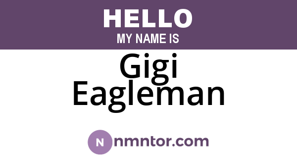 Gigi Eagleman