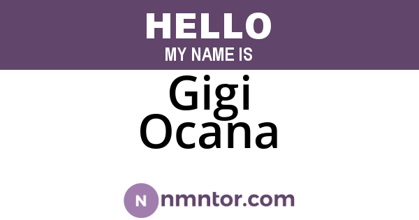 Gigi Ocana