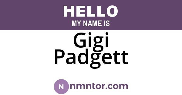 Gigi Padgett