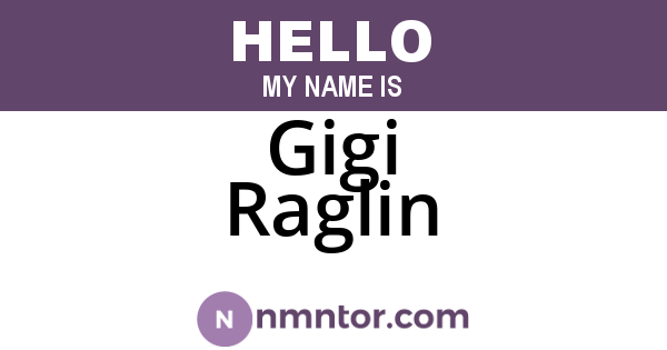 Gigi Raglin