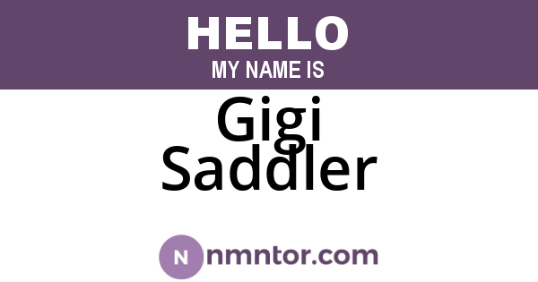 Gigi Saddler
