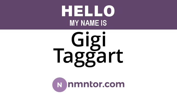 Gigi Taggart