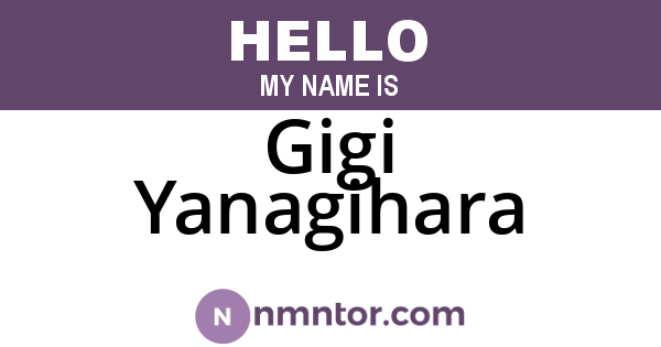 Gigi Yanagihara