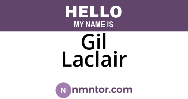 Gil Laclair