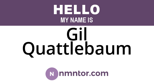 Gil Quattlebaum