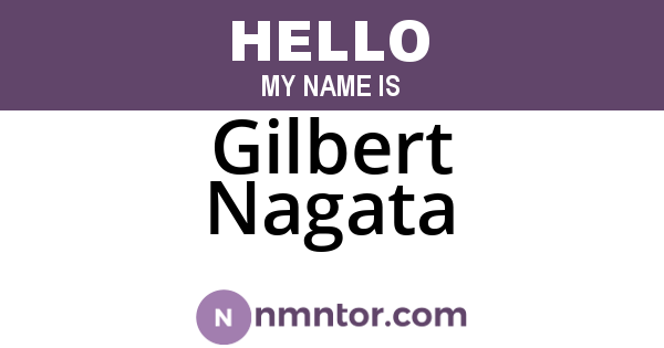 Gilbert Nagata
