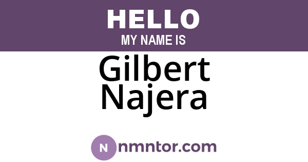 Gilbert Najera