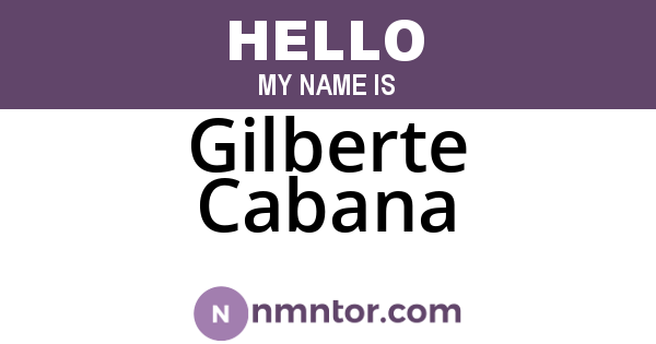 Gilberte Cabana