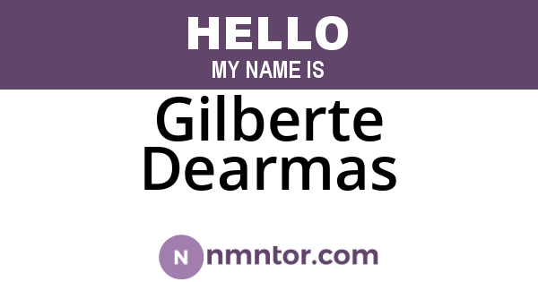 Gilberte Dearmas