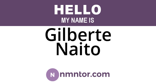 Gilberte Naito