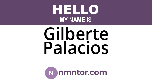 Gilberte Palacios
