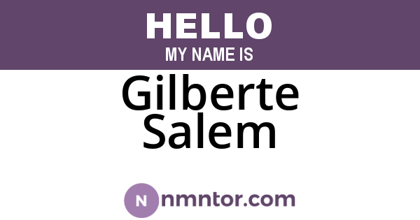 Gilberte Salem