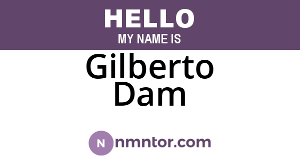 Gilberto Dam