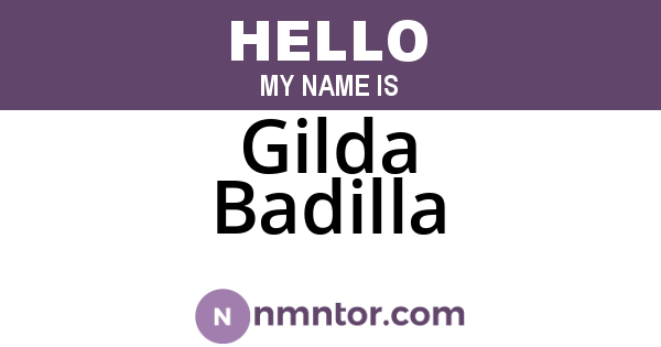 Gilda Badilla