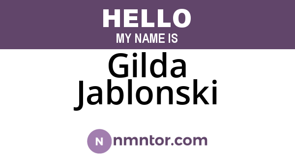 Gilda Jablonski