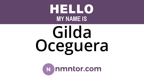 Gilda Oceguera