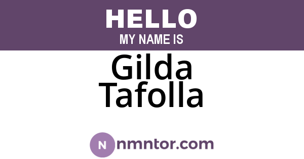 Gilda Tafolla