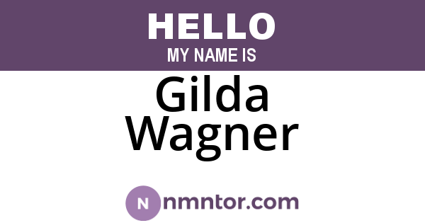 Gilda Wagner
