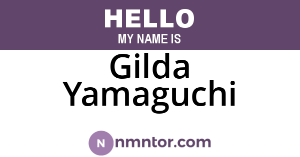 Gilda Yamaguchi