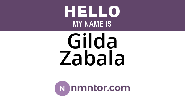 Gilda Zabala