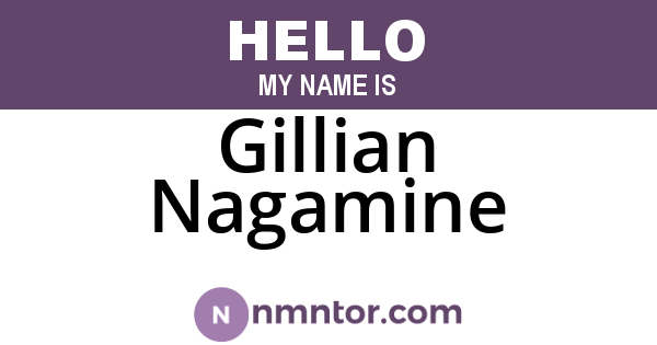 Gillian Nagamine
