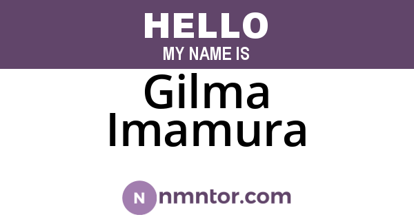 Gilma Imamura
