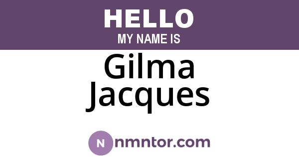 Gilma Jacques