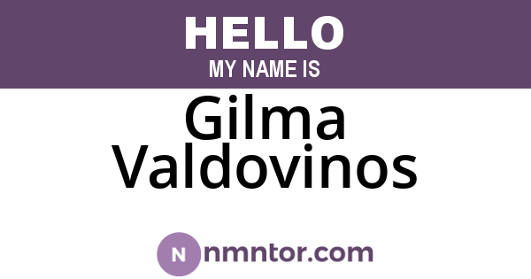 Gilma Valdovinos
