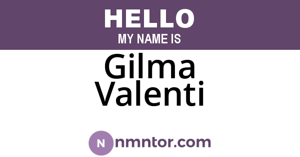 Gilma Valenti