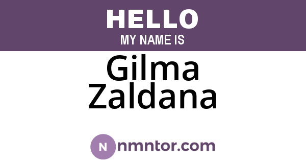 Gilma Zaldana
