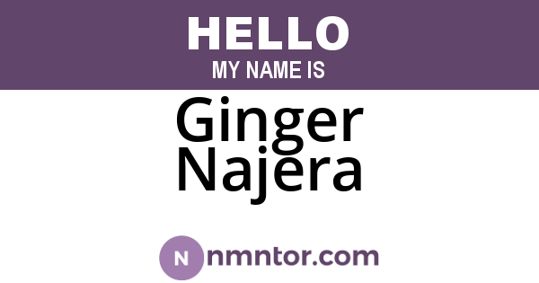 Ginger Najera