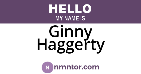 Ginny Haggerty