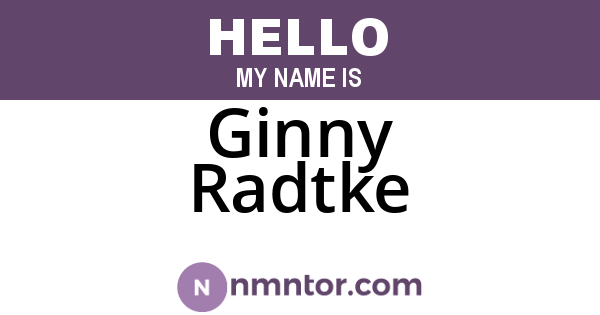 Ginny Radtke
