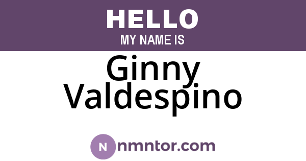 Ginny Valdespino