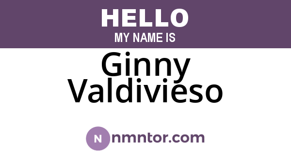 Ginny Valdivieso