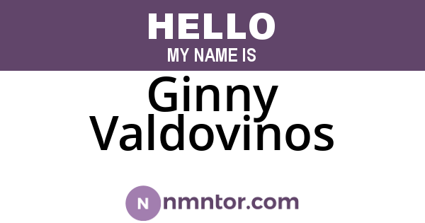 Ginny Valdovinos