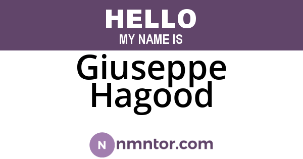 Giuseppe Hagood
