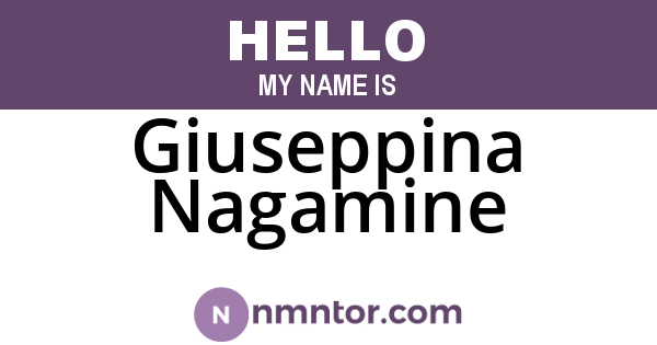 Giuseppina Nagamine